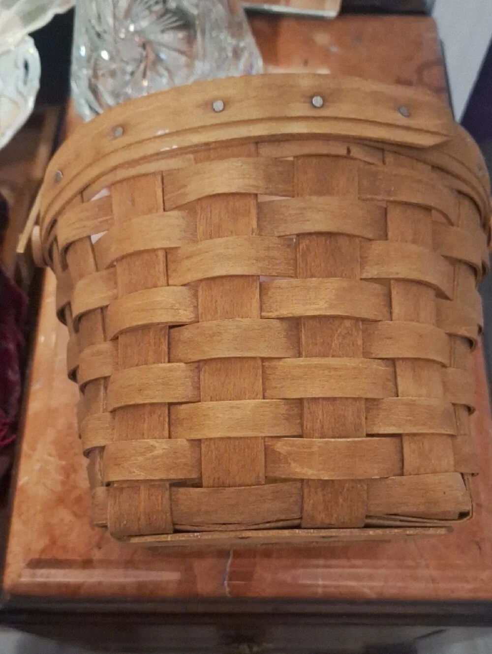 Longaberger handwoven basket